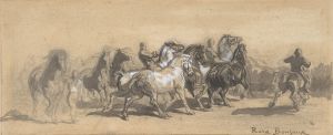 Study for ‘The Horse Fair’