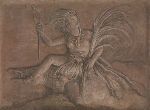 Allegorical Figure Representing America