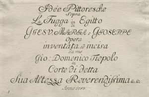Flight into Egypt – Title Page