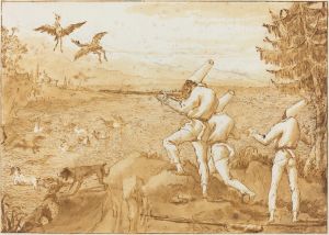 Punchinellos Hunting Waterfowl