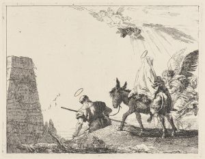 The Flight with Obelisk at the Left