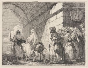 The Holy Family Passes under a City Arch