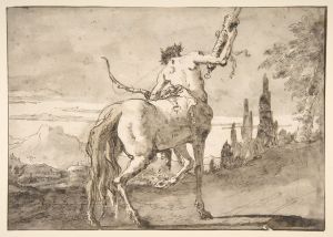 Centaur Holding Up a Quiver