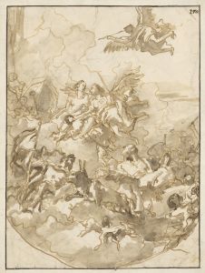 Sketch for a Ceiling with an Allegory of Fortitude and Wisdom