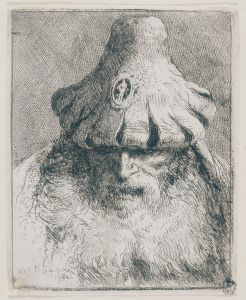 Old Man with Conical Hat
