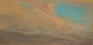 Cloudy Sky over Mountains