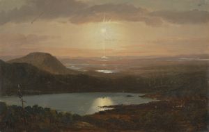 Eagle Lake Viewed from Cadillac Mountain, Mount Desert Island, Maine