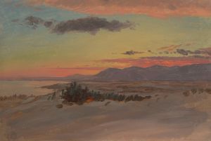 Hudson Valley in Winter, Looking Southwest from Olana