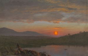 Hudson Valley, New York at Sunset