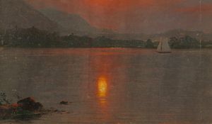 Lake Millinocket, sunset