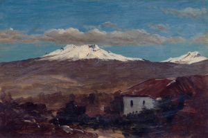 Mount Chimborazo Shown From Riobamba, Ecuador