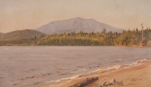 Mt. Katahdin from Togue Pond