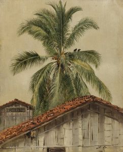 Palm Trees and Housetops, Ecuador