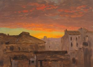 Rome, Rooftops at Sunset