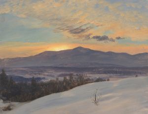 Sunset Across the Hudson Valley, Winter
