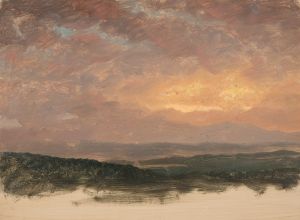 Sunset over the Catskills