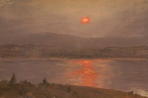 View Across the Hudson at Sunset