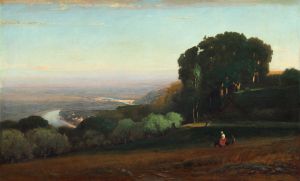 View of the Tiber near Perugia