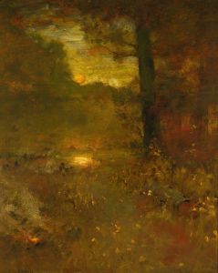 Landscape At Sundown; The Close Of Day