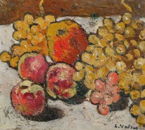 Pêches, pommes et raisins