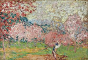 Cerisiers en fleurs, Cagnes