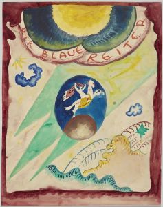 Design for the cover of the almanac ‘The Blue Rider’ III