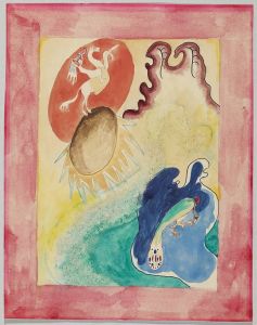 Design for the cover of the almanac ‘The Blue Rider’ VI