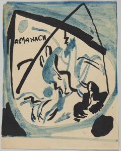 Design for the cover of the almanac ‘The Blue Rider’ VII