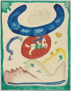 Design for the cover of the almanac ‘The Blue Rider’ VIII