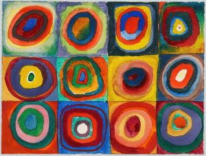 Quadrate mit konzentrischen Ringen