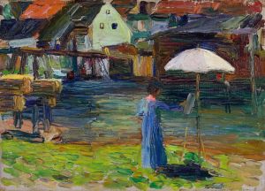 Kallmünz – Gabriele Münter painting I