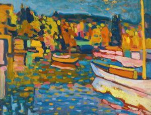 Study For Autumn Landscape With Boats