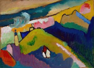 Murnau – Mountain landscape with church