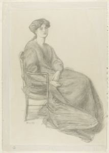 Mrs. William Morris Seated in Chair