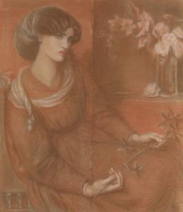 Jane Morris; Study for ‘Mariana’