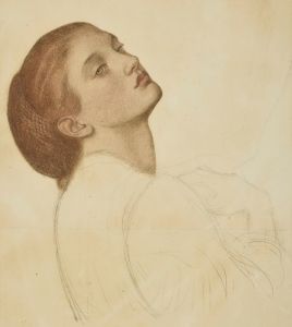 Study for ‘Marigolds – The Bower Maiden, Fleur-de-Marie’