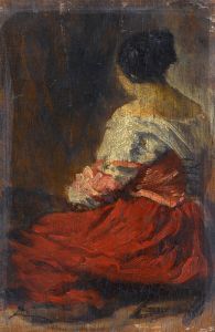La jupe rouge