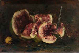 Nature Morte Aux Pastèques Et Couteau