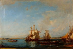 Caiques and Sailboats at the Bosphorus