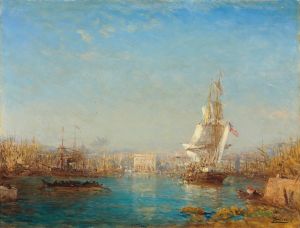 The entrance to the canal, Marseille