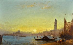 Coucher De Soleil À Venise