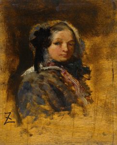 Portrait de jeune fille