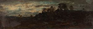 Barbizon, le soir