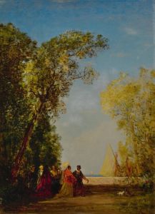 Intérieur d’un jardin à Venise