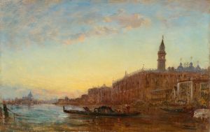 The grand canal in Venice