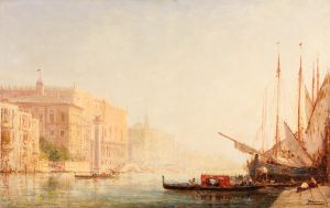 Venice; a Canal Scene