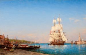 Venice; a Sailing Ship