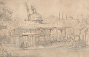 Pavilion Near a Mosque