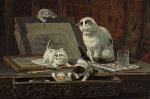 The Kitten’s Art Lesson