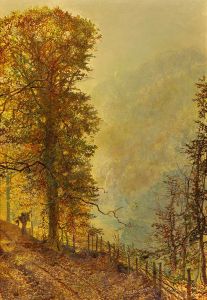 A Rabbit Hunter On A Riverside Road